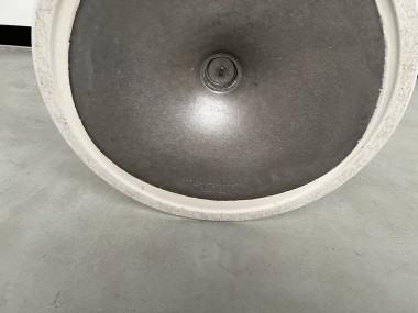 Table ronde Florence Knoll, plateau marbre et piétement tulipe, circa 1960, Eero Saarinen, vue 9