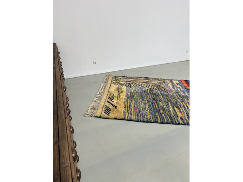 Tapis berbère Beni Ourain en laine d'agneau, vue 3