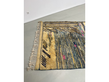 Tapis berbère Beni Ourain en laine d'agneau, vue 4