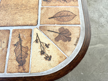 Table basse Roger Capron, modèle "Herbiers", vue 5