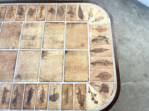 Table basse Roger Capron, modèle "Herbiers", vue 6