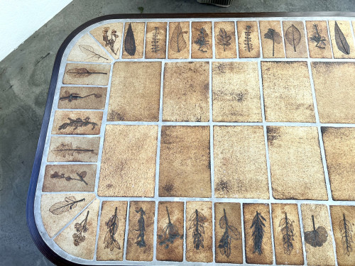 Table basse Roger Capron, modèle "Herbiers", vue 8