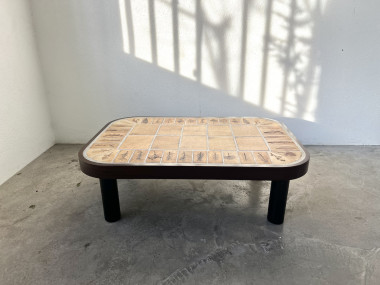 Table basse Roger Capron, modèle "Herbiers", vue 12