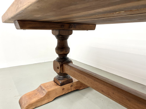 Table de monastère en chêne massif, vue 10