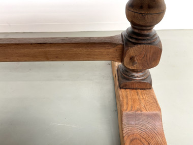 Table de monastère en chêne massif, vue 11