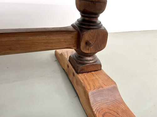 Table de monastère en chêne massif, vue 12