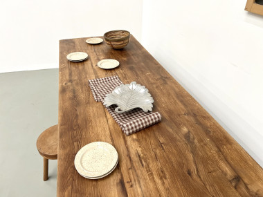 Table de monastère en chêne massif, vue 16