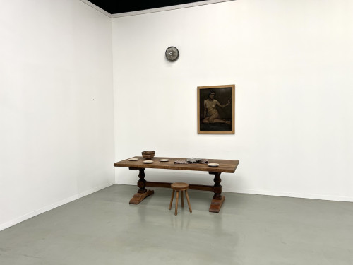 Table de monastère en chêne massif, vue 19
