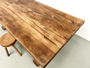 Table de monastère en chêne massif, vue 22