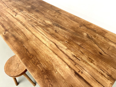 Table de monastère en chêne massif, vue 23