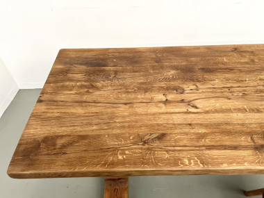 Table de monastère en chêne massif, vue 25