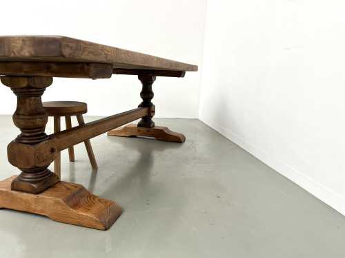 Table de monastère en chêne massif, vue 28
