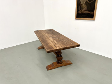 Table de monastère en chêne massif, vue 29