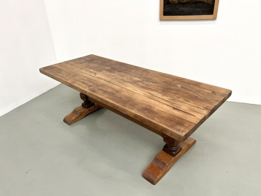 Table de monastère en chêne massif, vue 31