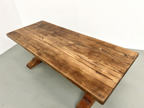 Table de monastère en chêne massif, vue 32