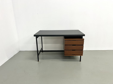 Bureau Pierre Guariche en teck et acier laqué., vue 19