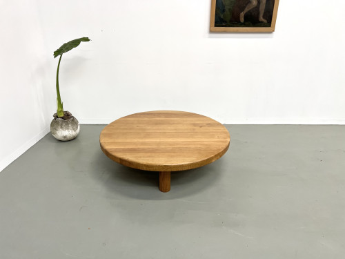 Très grande table basse ronde, CIRCA 1950, vue 3