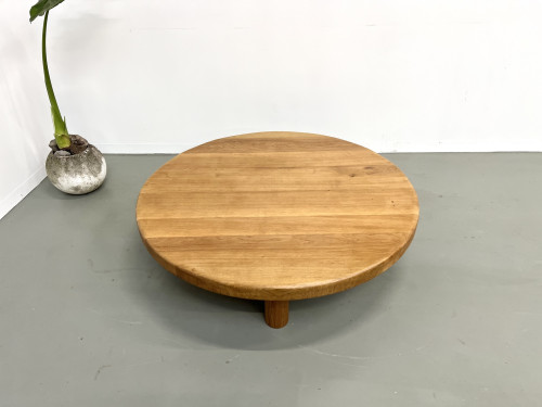 Très grande table basse ronde, CIRCA 1950, vue 4
