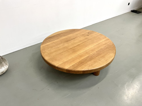 Très grande table basse ronde, CIRCA 1950, vue 6