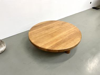 Très grande table basse ronde, CIRCA 1950, vue 6