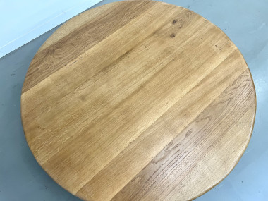Très grande table basse ronde, CIRCA 1950, vue 8