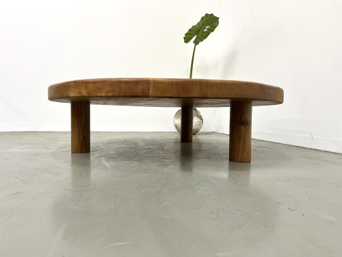 Très grande table basse ronde, CIRCA 1950, vue 9