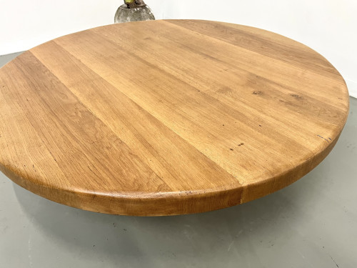 Très grande table basse ronde, CIRCA 1950, vue 13