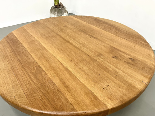 Très grande table basse ronde, CIRCA 1950, vue 14