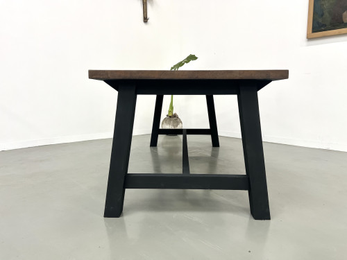 Table à manger moderne en chêne massif, vue 19