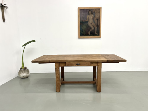 Petite table de ferme à rallonges, vue 2