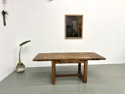 Petite table de ferme à rallonges, vue 3