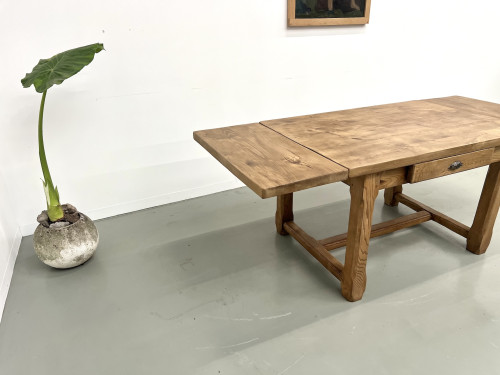 Petite table de ferme à rallonges, vue 4