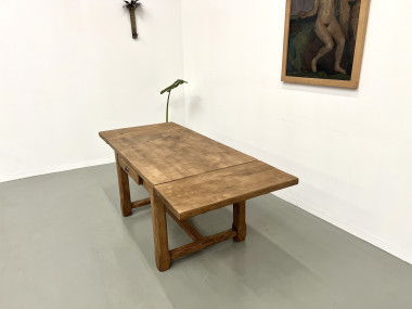 Petite table de ferme à rallonges, vue 9
