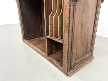 Petit comptoir de commerce ancien en chêne, vue 15
