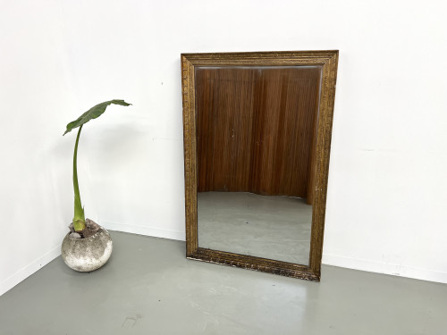 Grand miroir ancien doré, vers 1900., vue 3