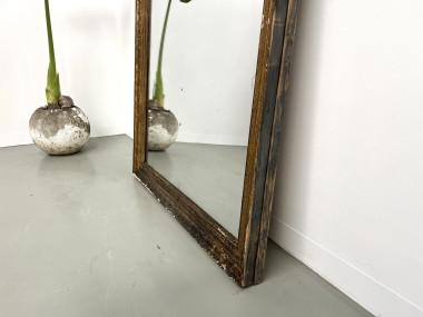 Grand miroir ancien doré, vers 1900., vue 9