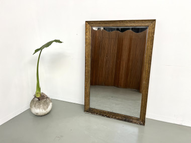 Grand miroir ancien doré, vers 1900., vue 14