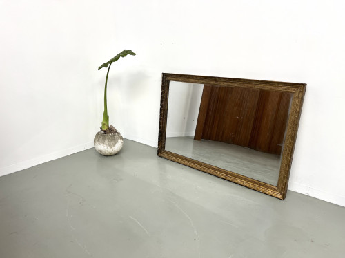Grand miroir ancien doré, vers 1900., vue 15