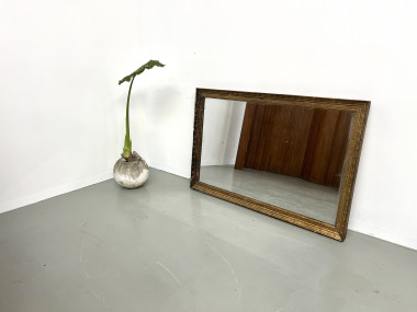 Grand miroir ancien doré, vers 1900., vue 15