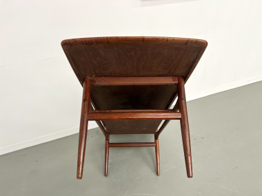 Grande table basse scandinave en teck par Robert Christensen, vue 17