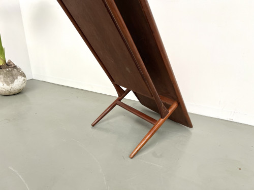 Grande table basse scandinave en teck par Robert Christensen, vue 18