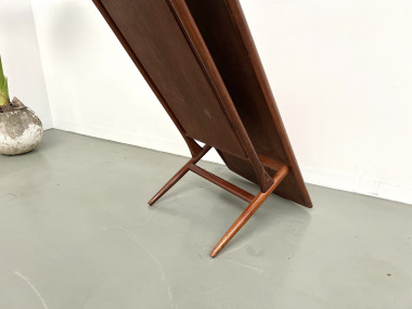 Grande table basse scandinave en teck par Robert Christensen, vue 18