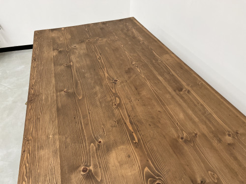 Table de ferme Circa 1950 à 3 tiroirs, vue 7