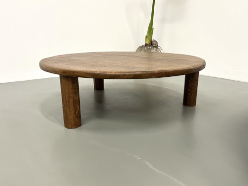 Duo de grandes tables basses modernistes tripodes, vue 10