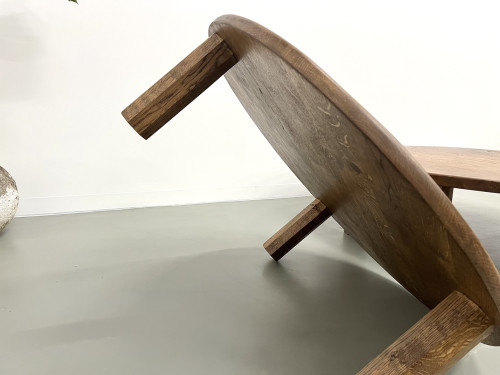 Duo de grandes tables basses modernistes tripodes, vue 13