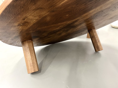 Duo de grandes tables basses modernistes tripodes, vue 16