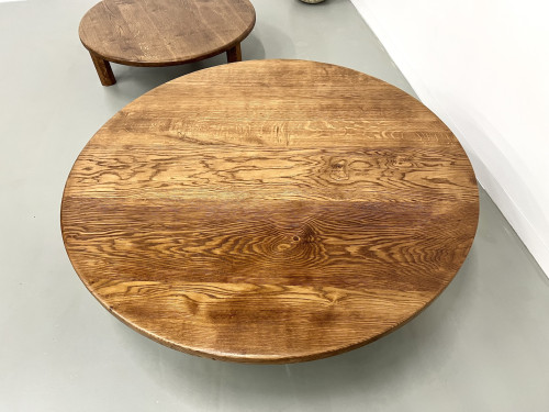 Duo de grandes tables basses modernistes tripodes, vue 17