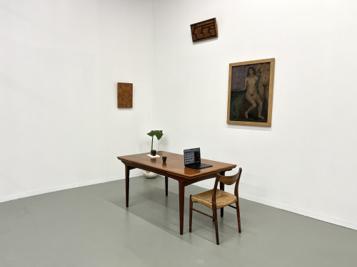 Table à manger scandinave en teck, à rallonges, vue 10
