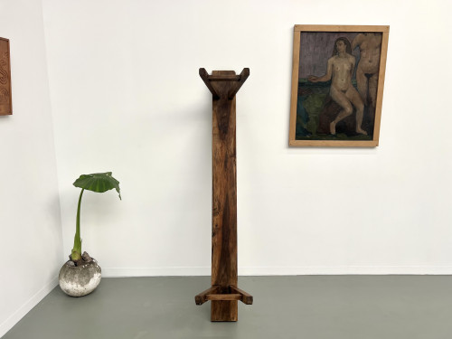 Banc ancien en noyer massif, vue 18