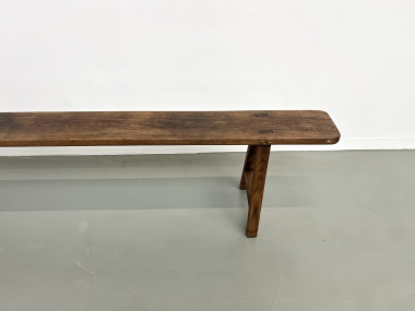 Banc ancien en chêne massif, vue 6